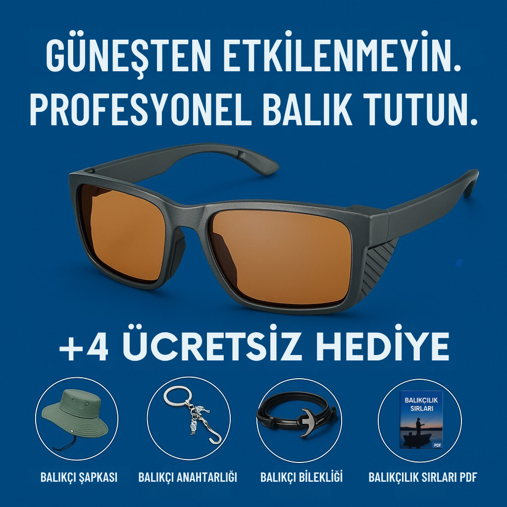 DeepSea® |‎ Ultra-Polarize Balıkçı Gözlüğü